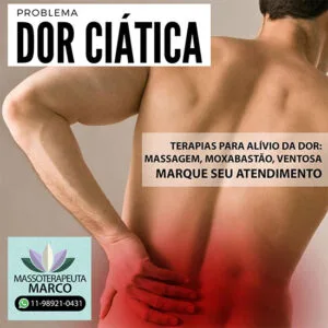 Massagem para dor ciática Massagem para dor ciática