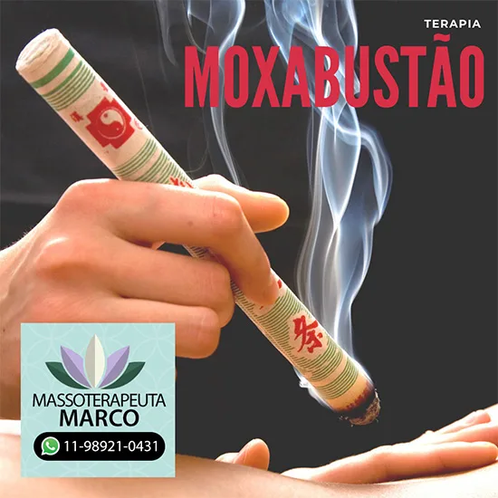 Moxabustão para alívio da dor